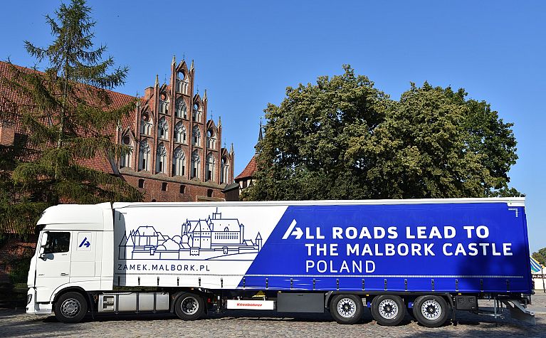 ALL ROADS LEAD TO THE MALBORK CASTLE. POLAND.